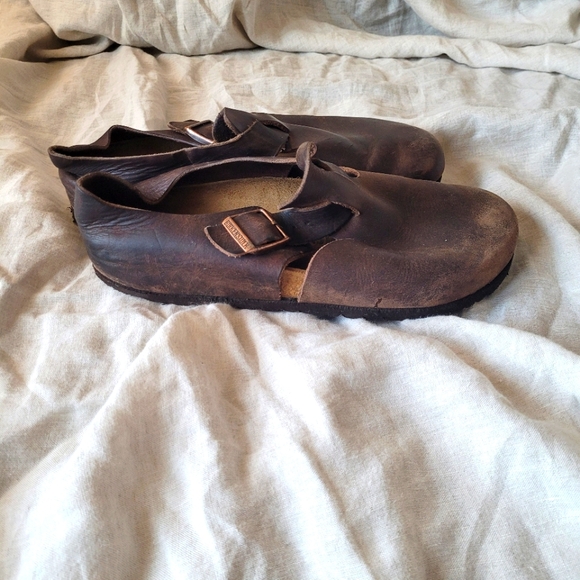 Birkenstock London Oiled Leather Sandals - Size 39 - Gently Loved - Picture 5 of 12